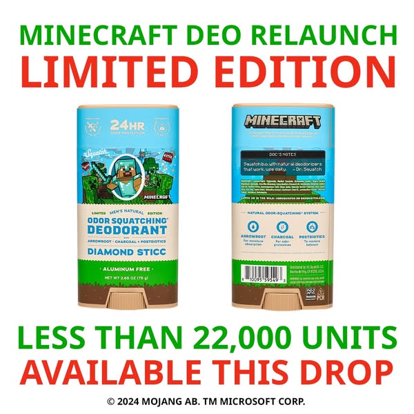 💎 LIMITED MINECRAFTᵀᴹ SOAP & DEO ARE BACK