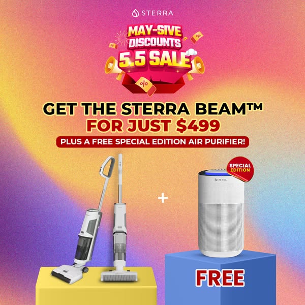 Hurry and get a FREE air purifier now! 🎁