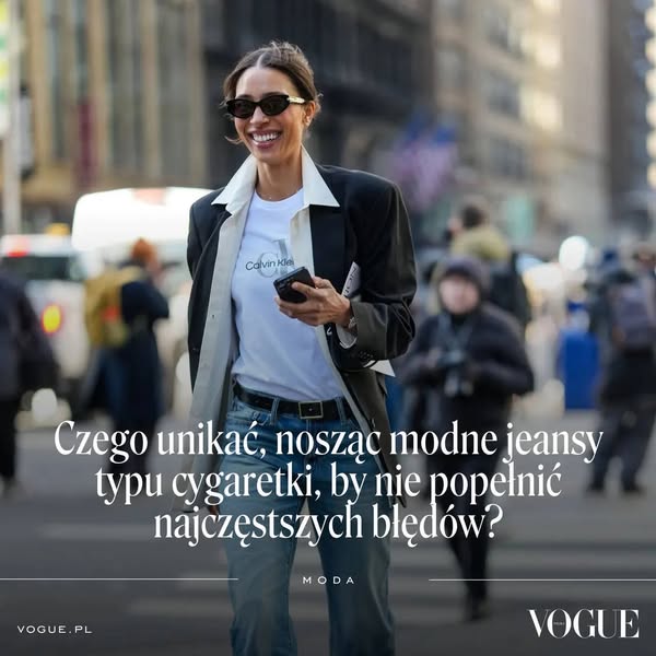 Jeansy damskie o kroju cygaretek