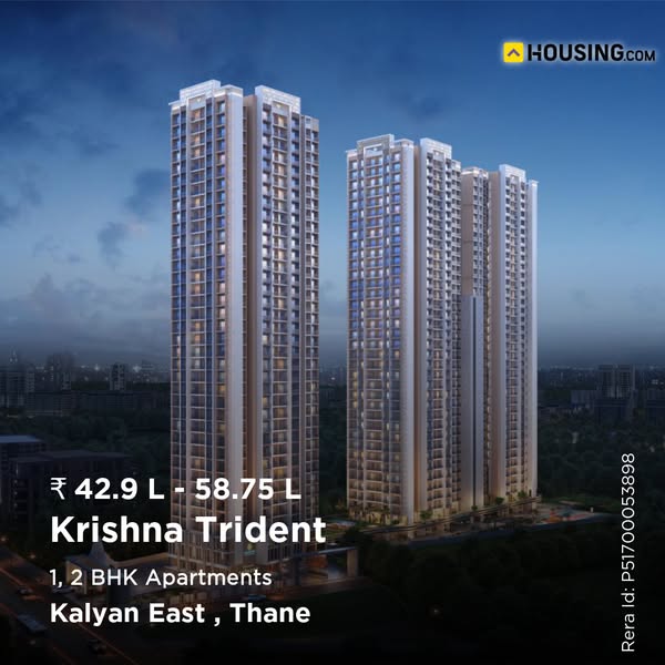 1, 2 BHK starting ₹42.9L
