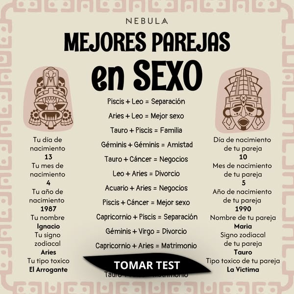 Pareja sensual o sexual? Compruébalo ahora 🤫