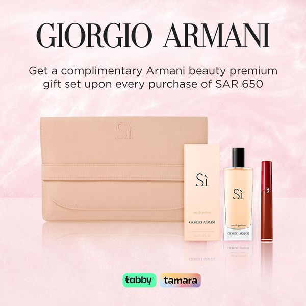 Complimentary gifts from Armani beauty