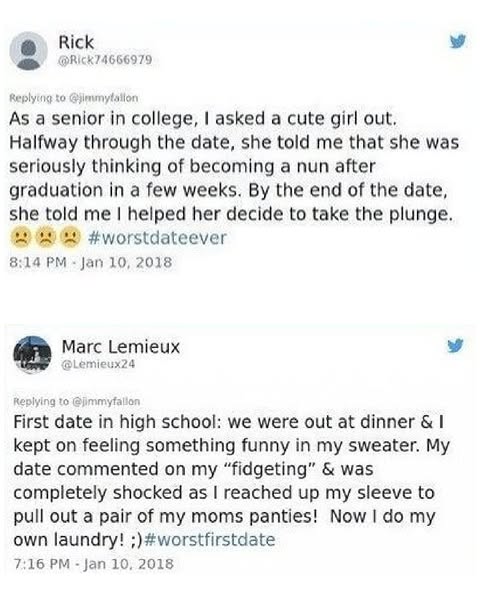 28+ Real First Date Stories That Didn’t Go Smoothly
