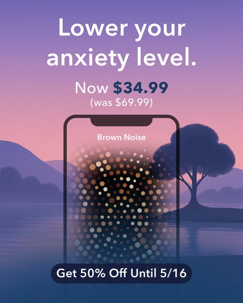 Stress Less, Live More-- Get 50% Off Calm!
