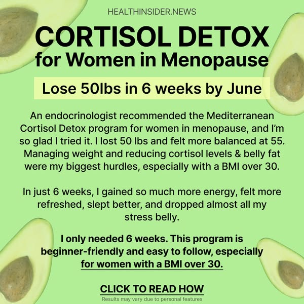 Cortisol Detox for Women in Menopause