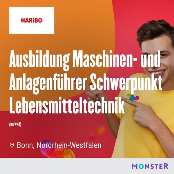 Ausbildung Maschinen- und Anlagenführer Schwerpunkt Lebensmitteltechnik