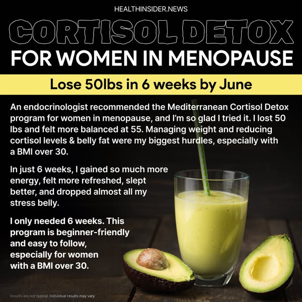 Cortisol Detox for Women in Menopause
