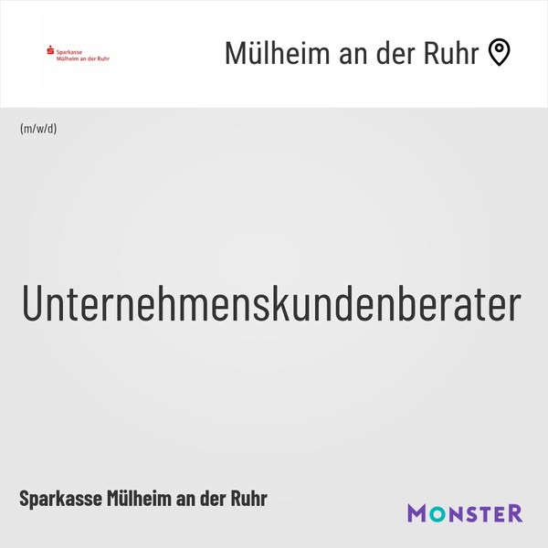 Unternehmenskundenberater