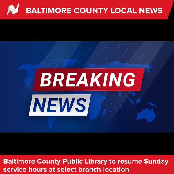 Breaking news from Baltimore County!