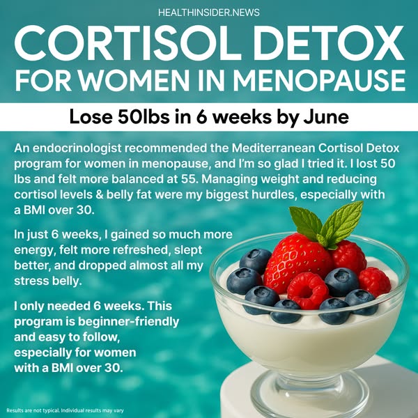 Cortisol Detox for Women in Menopause