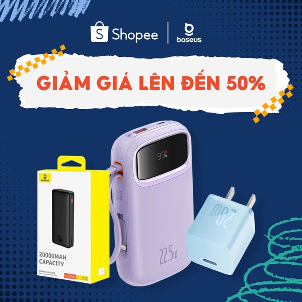 Shop BASEUS on Shopee Now!