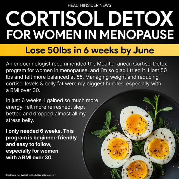 Cortisol Detox for Women in Menopause