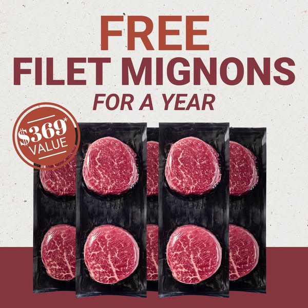 🥩 FREE Steaks for a Year🥩