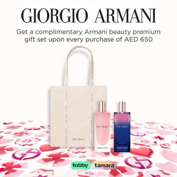 Complimentary gifts from Armani beauty